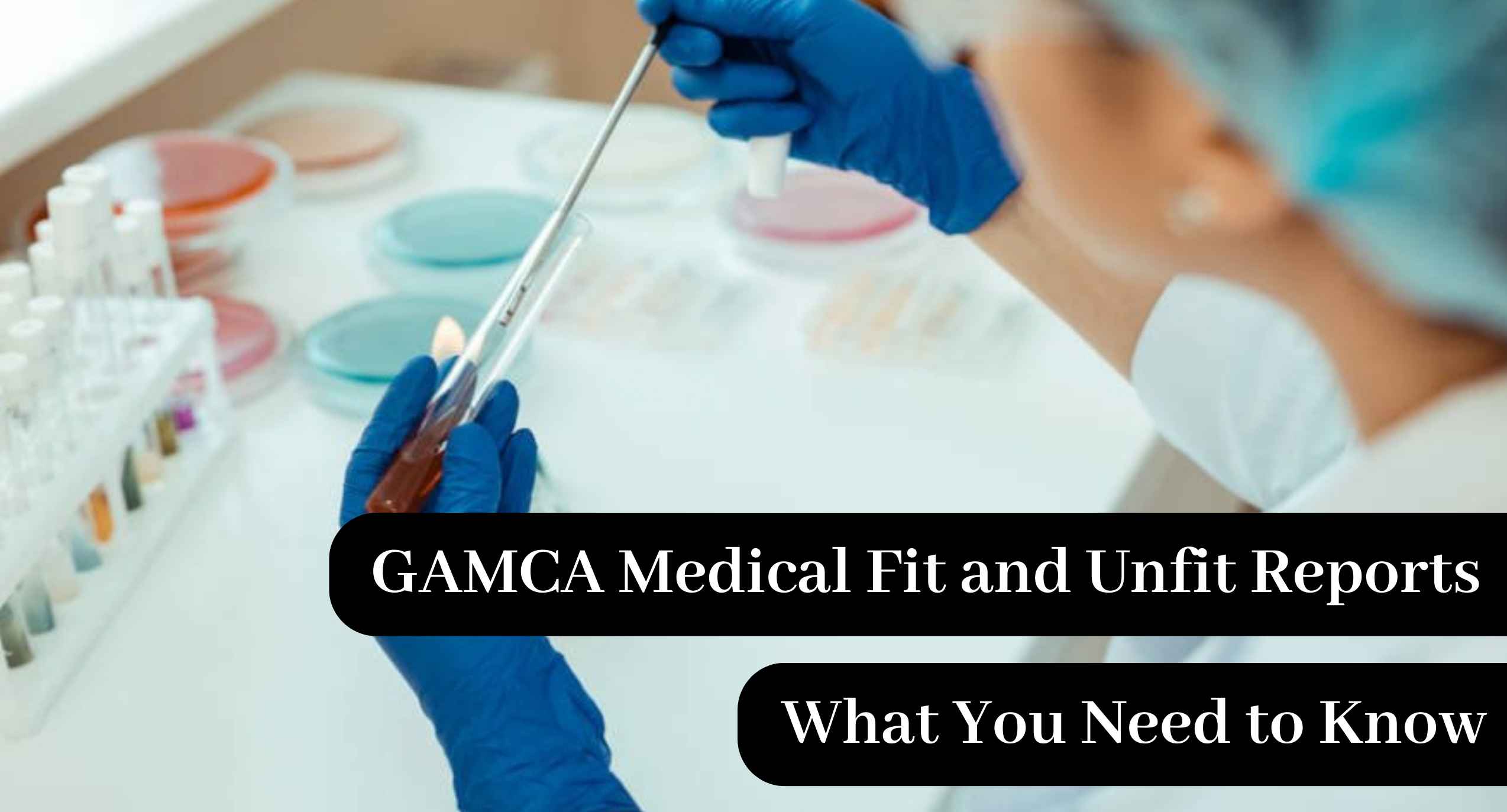 Get Online GAMCA Medical Report and Appointment